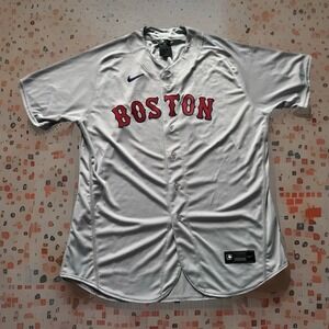 *New Nike Boston Red Sox Authentic Stitched Elite Baseball Jersey Men 52 2X $335
